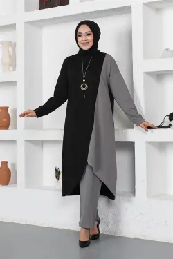 Iki Renkli Uzun Ikili Takım