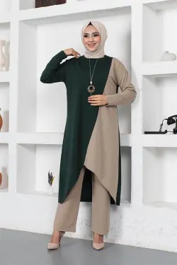 Iki Renkli Uzun Ikili Takım