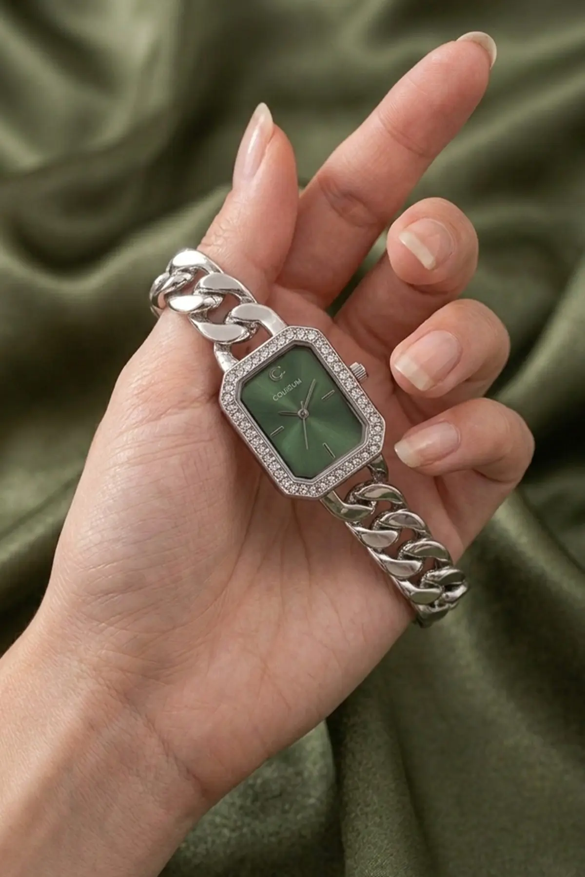 Kadın Gümüş Kol Saati-detail