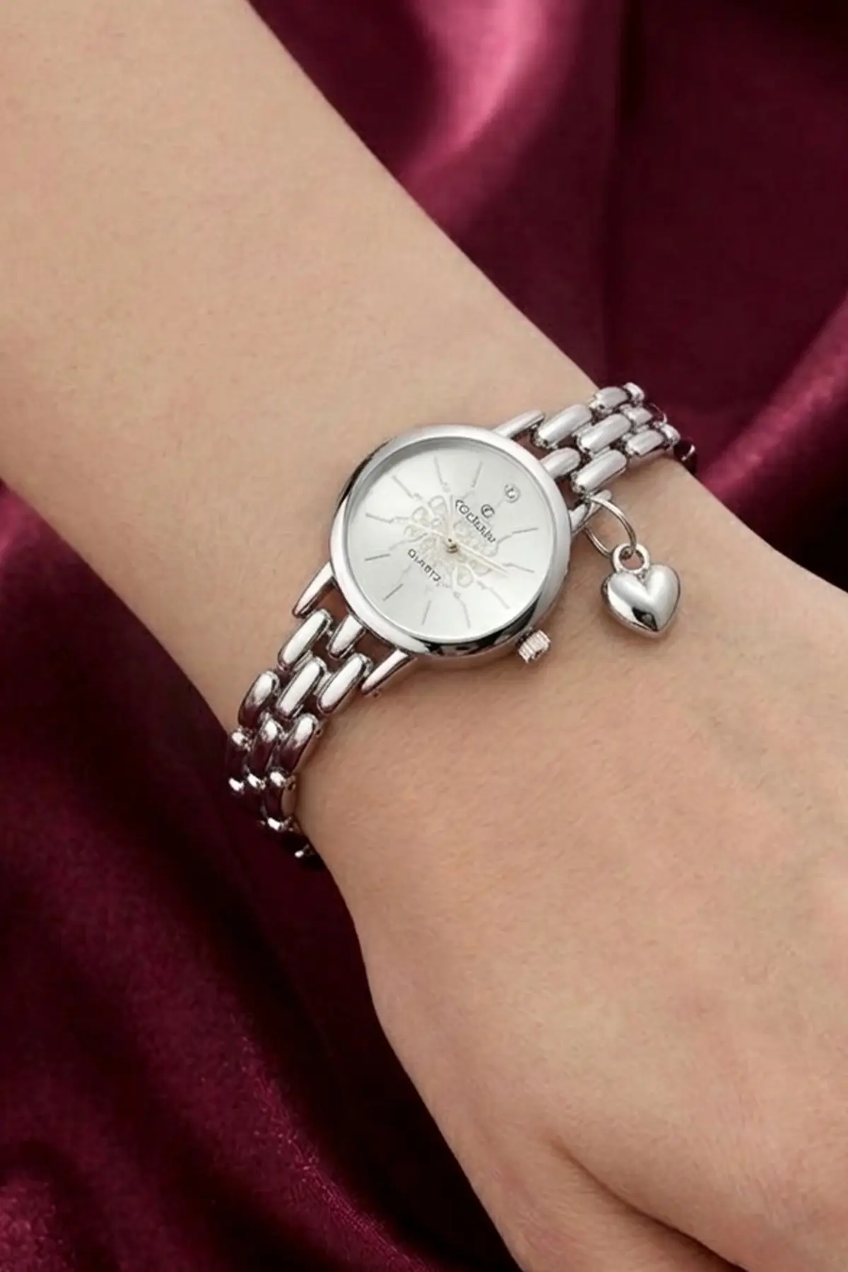 Kadın Gümüş Kol Saati-detail