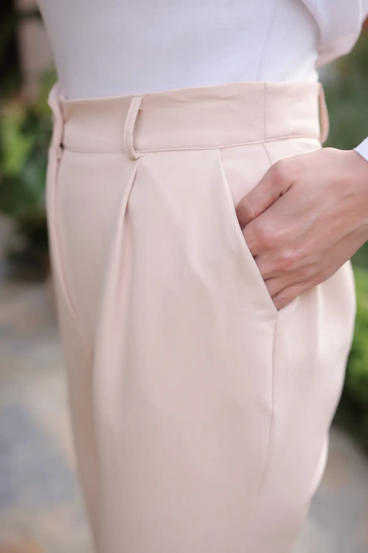 Women's Flare Trousers-detail