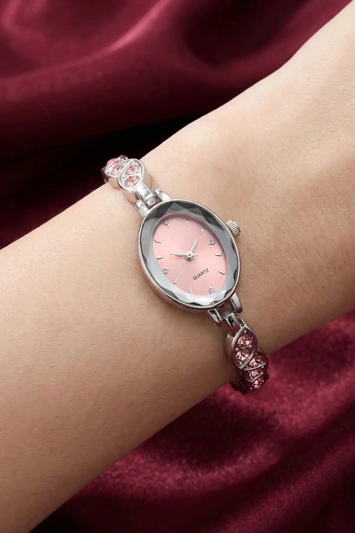 Kadın Pembe Kol Saati-detail