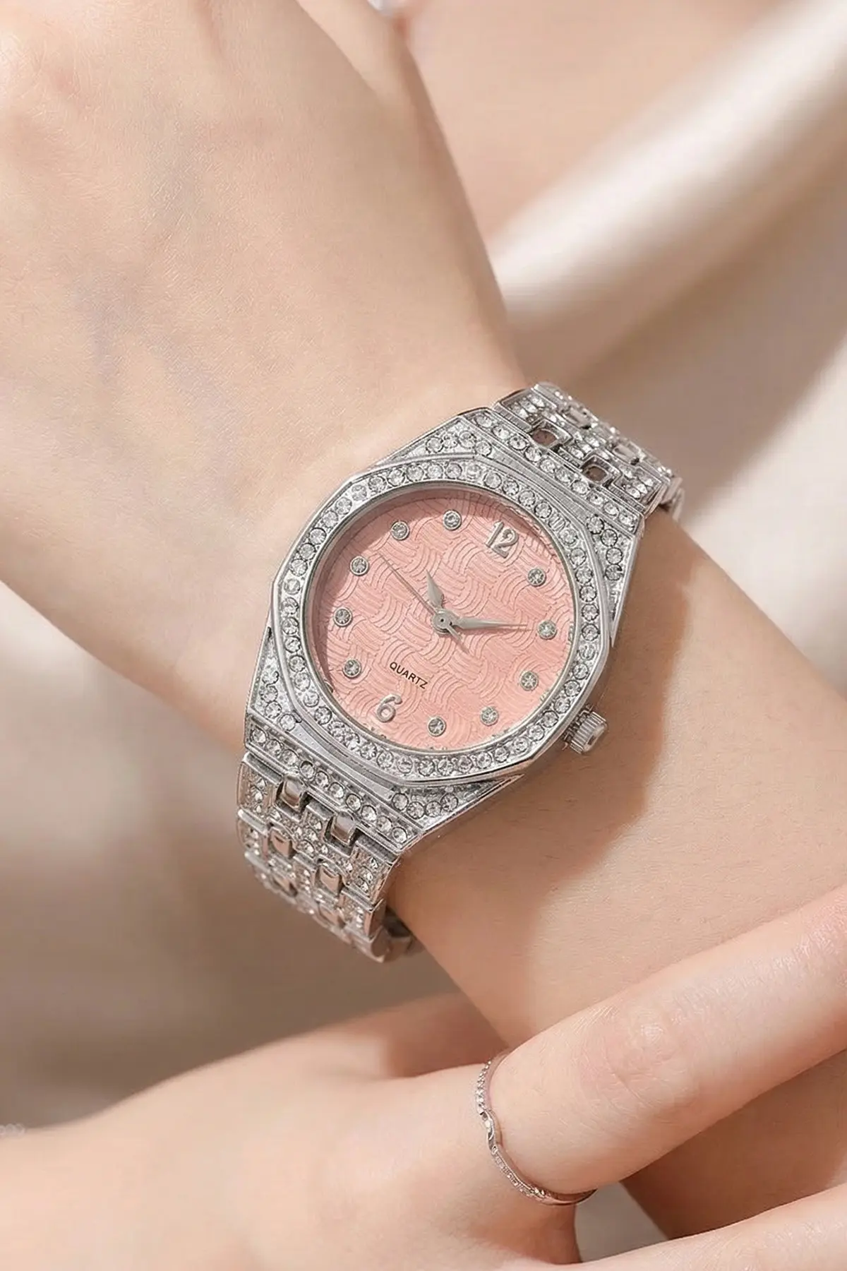 Kadın Pembe Kol Saati-detail