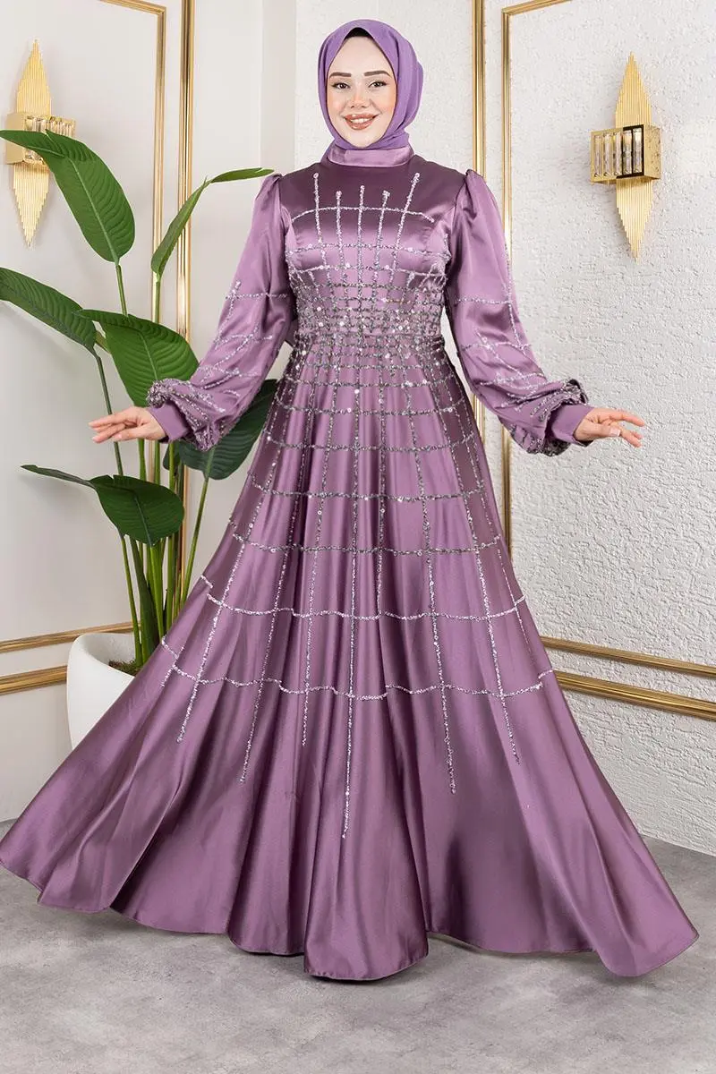 Kafes Model Saten Abiye-detail