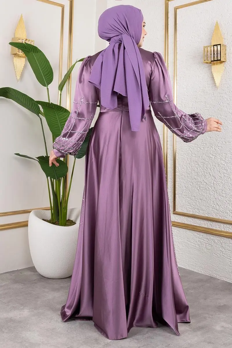 Kafes Model Saten Abiye-detail