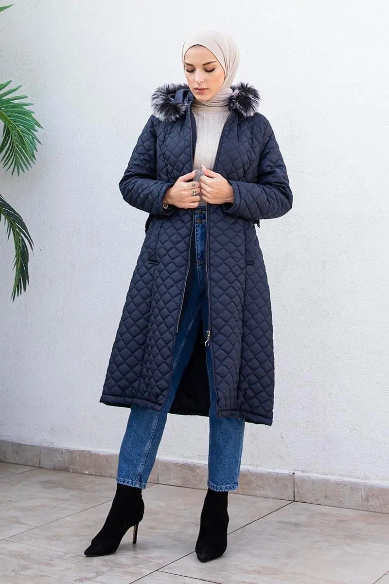 Kapitone Şişme Mont-detail