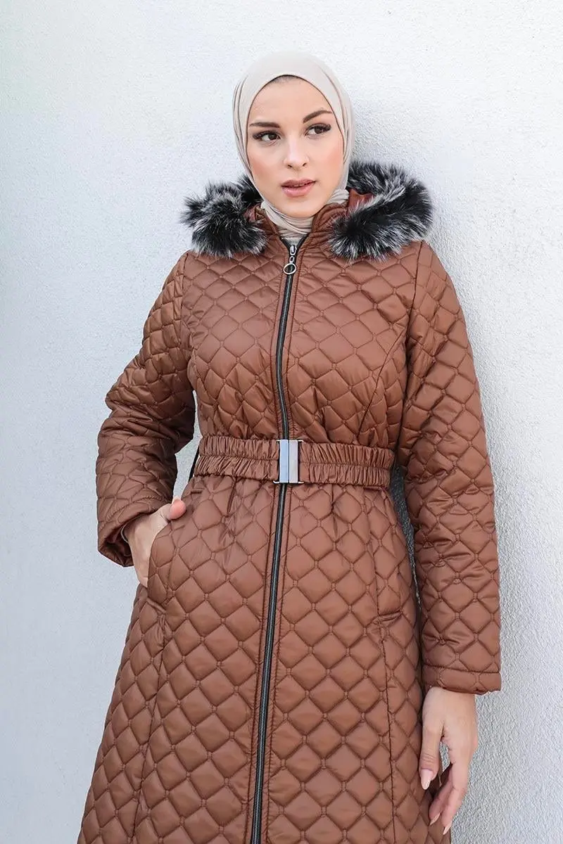 Kapitone Şişme Mont-detail