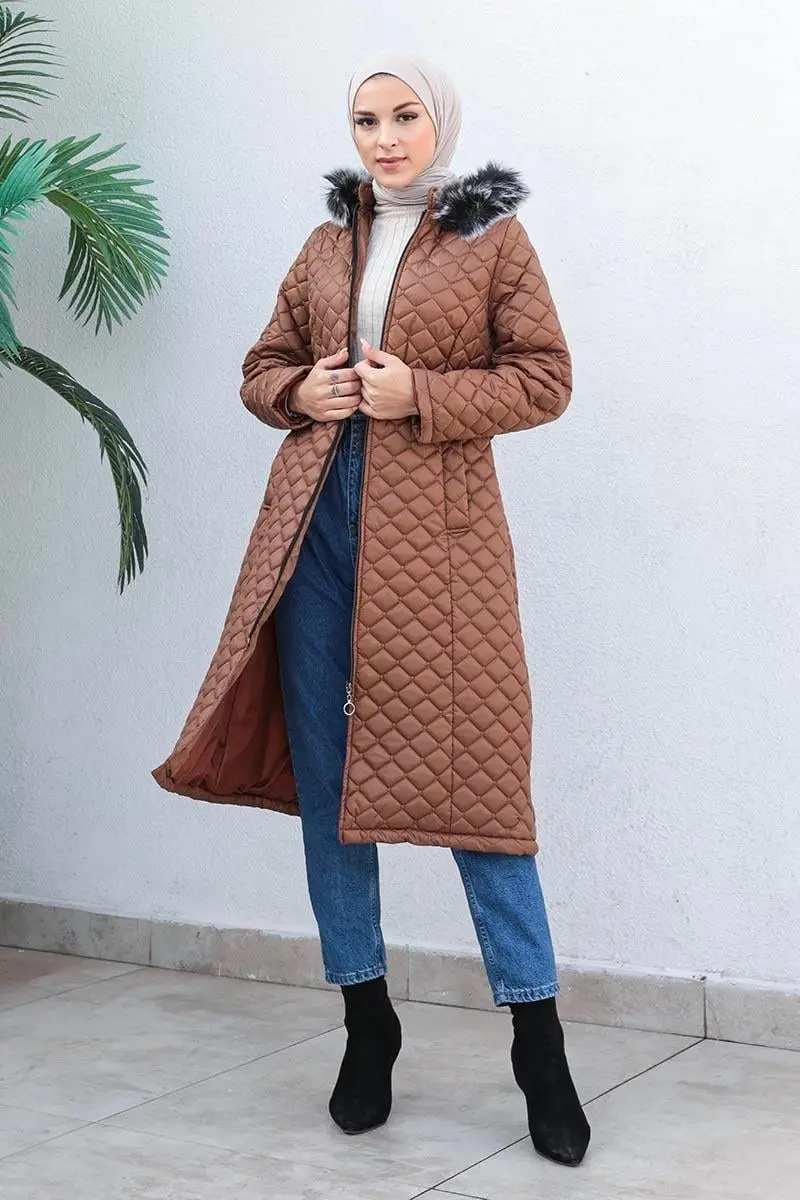 Kapitone Şişme Mont-detail