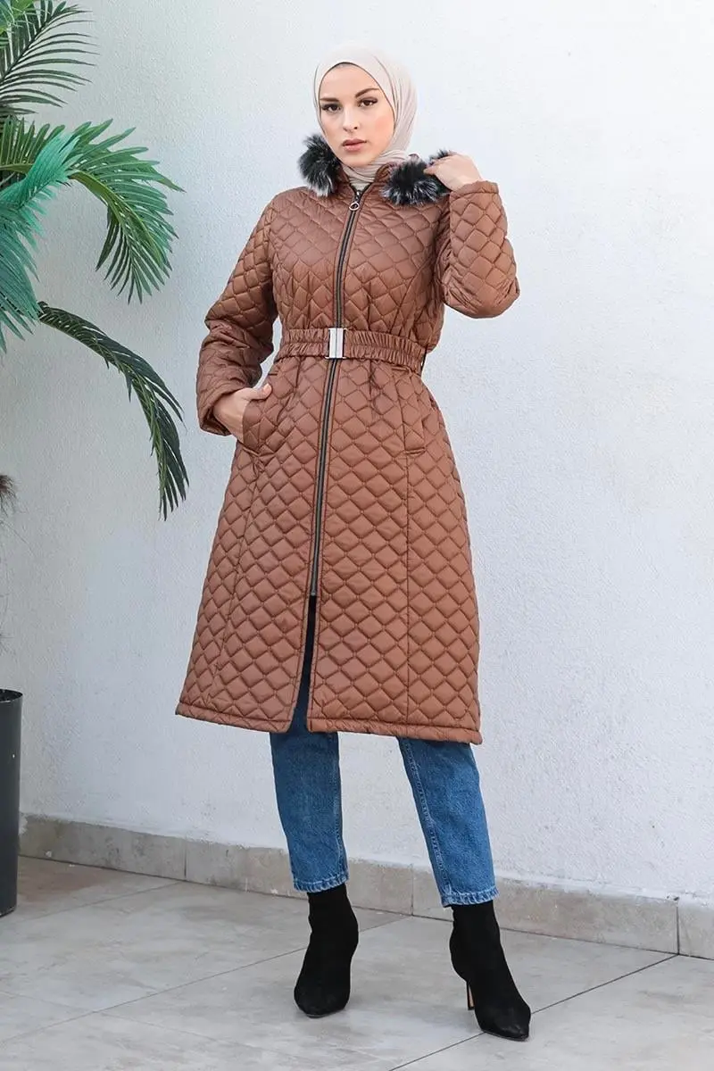 Kapitone Şişme Mont-detail