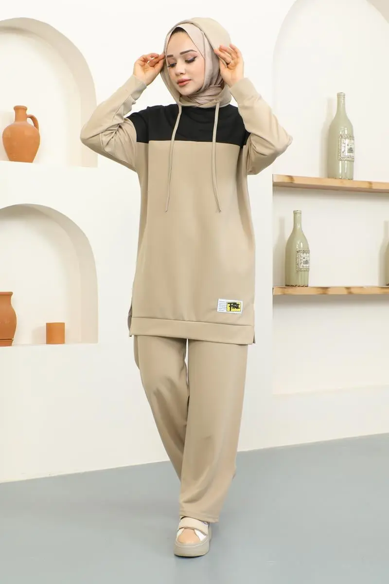 Kapüşonlu Spor Takım Vizon-detail