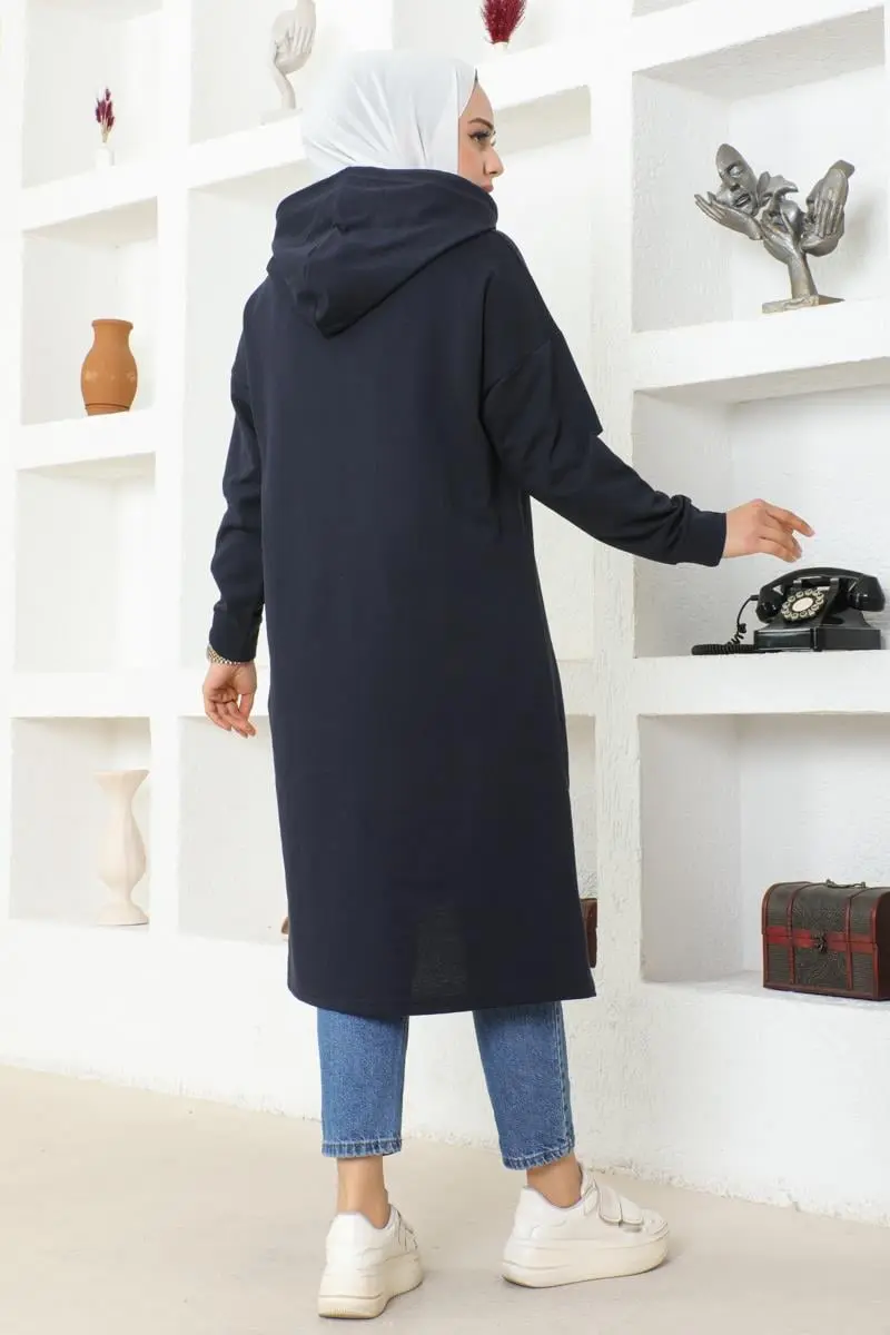 Kapüşonlu Spor Tunik-detail