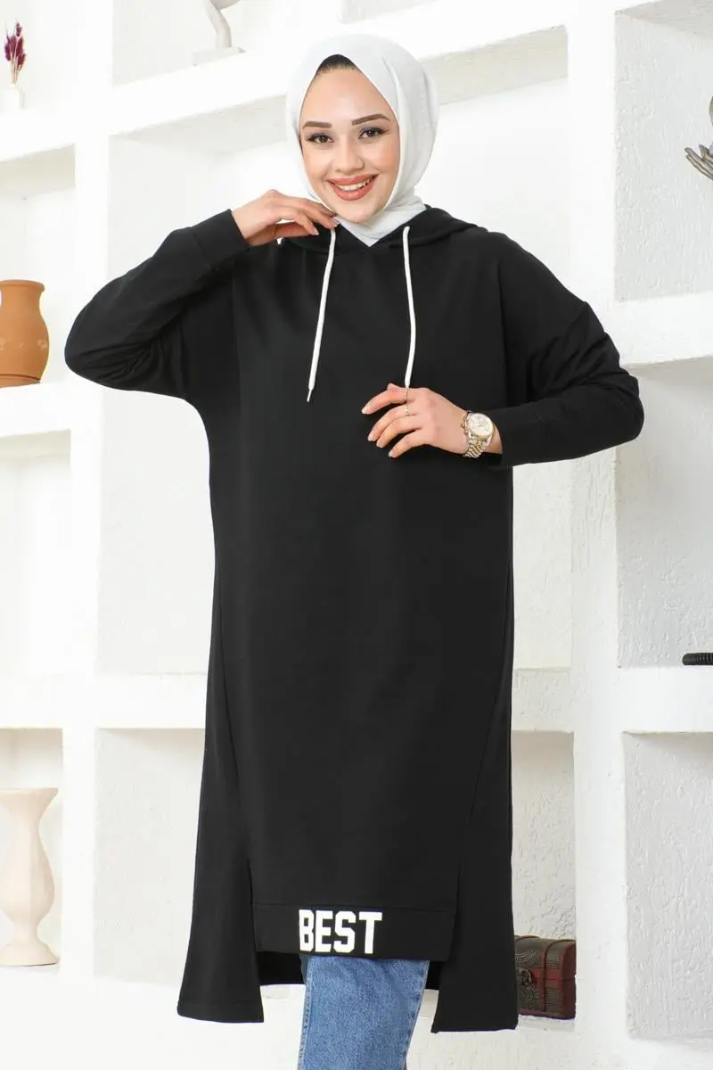 Hooded Sports Tunic-detail