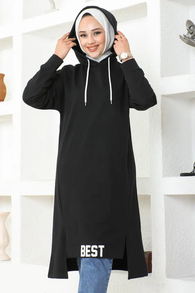 Hooded Sports Tunic-detail