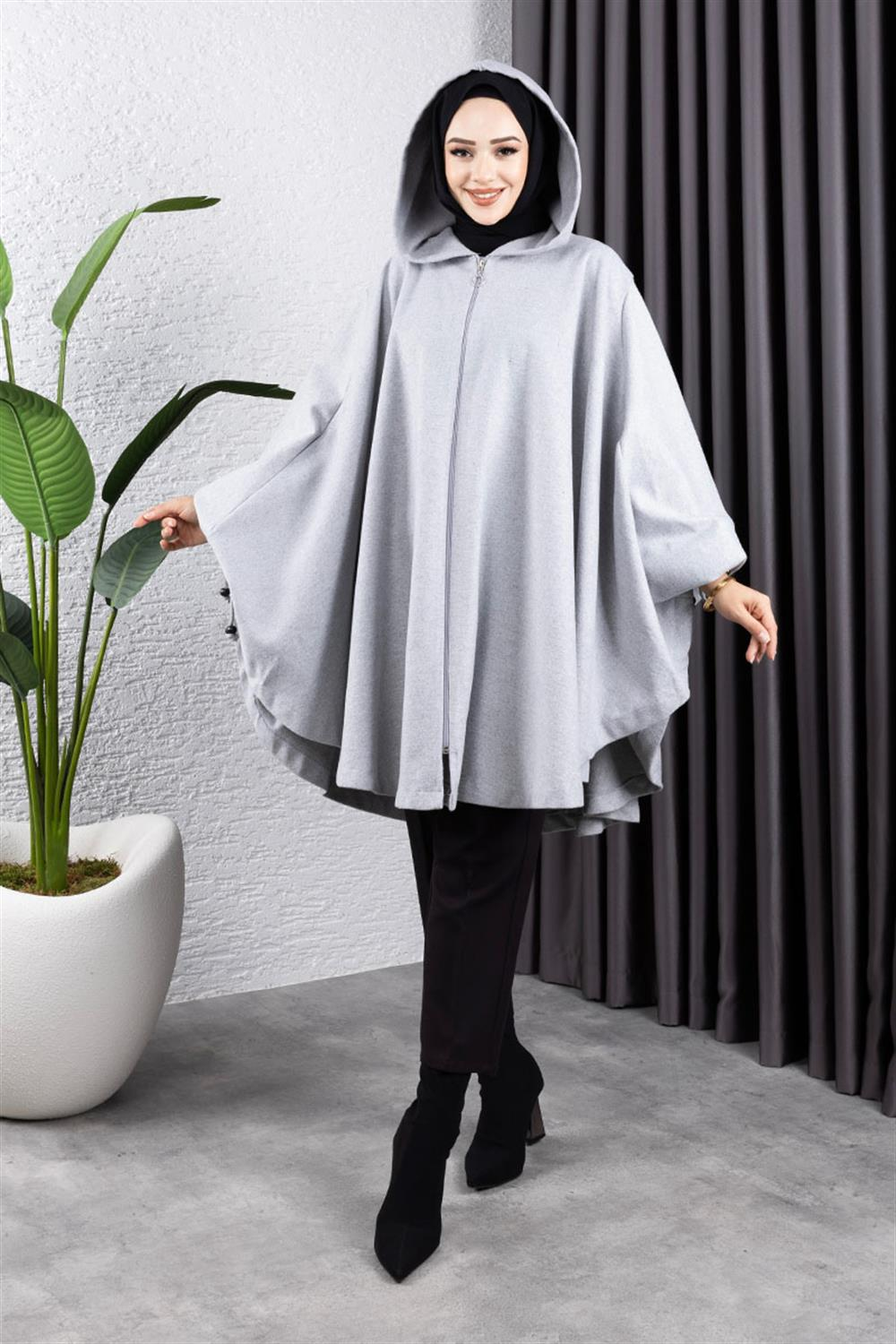 Hooded Hijab Poncho
