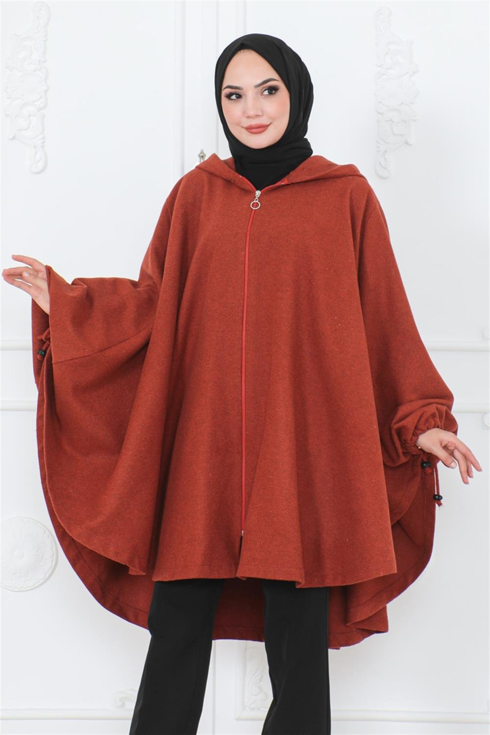 Hooded Hijab Poncho