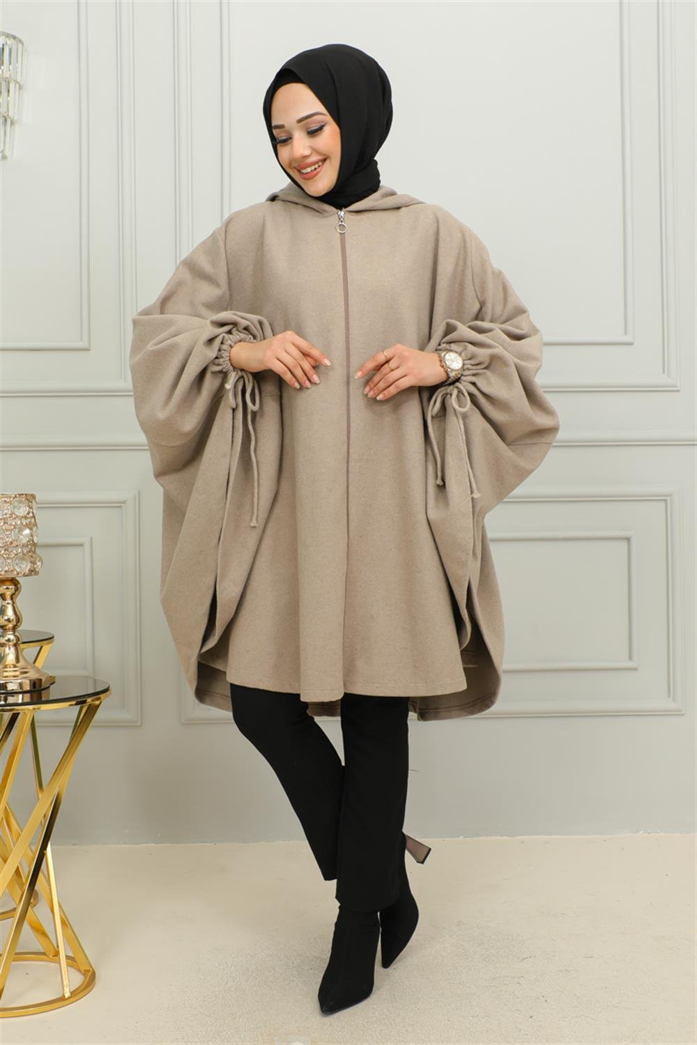 Hooded Hijab Poncho