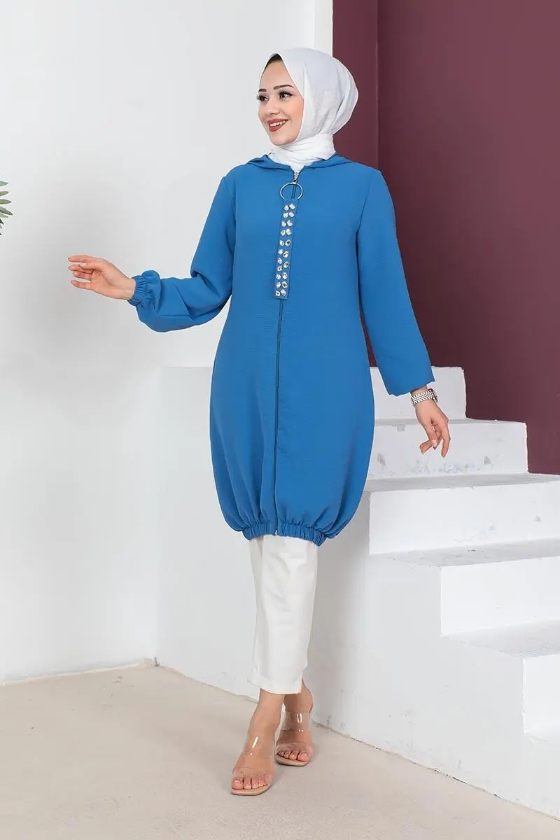Hooded Hijab Tunic-detail