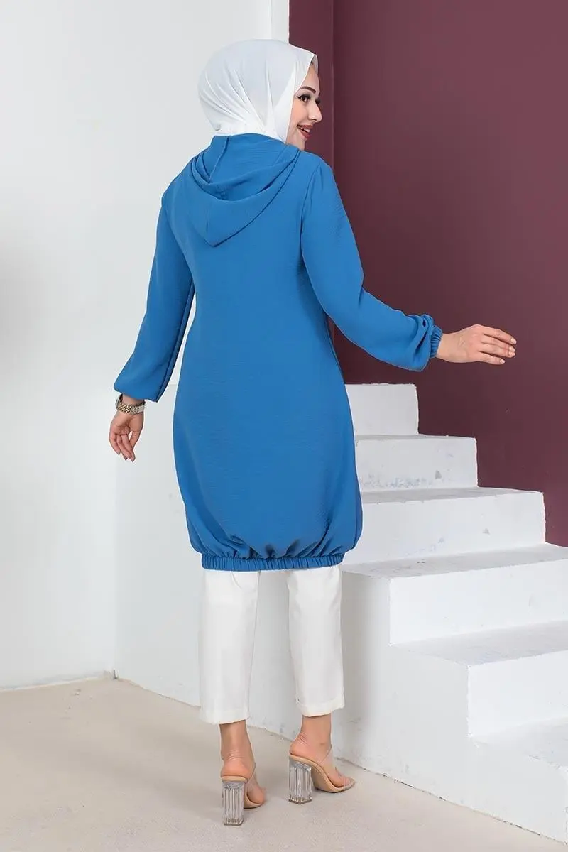 Hooded Hijab Tunic-detail
