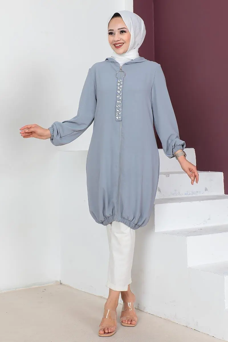 Hooded Hijab Tunic-detail