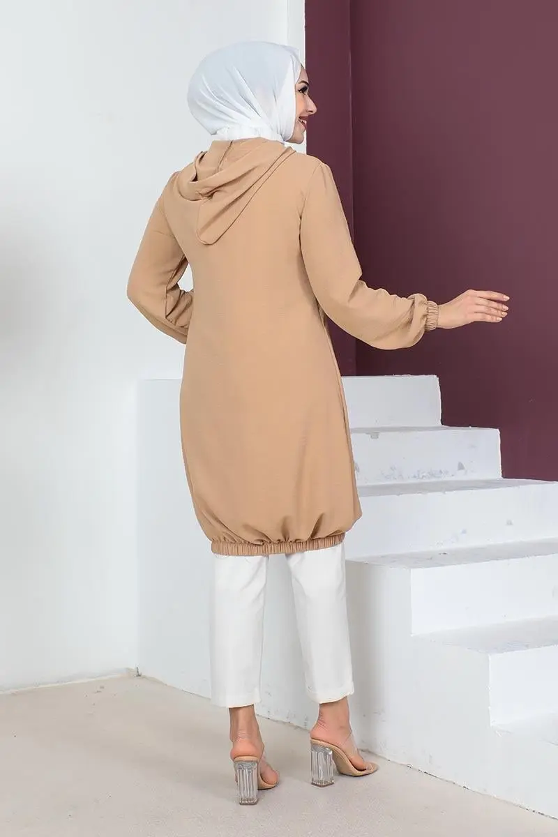 Hooded Hijab Tunic-detail