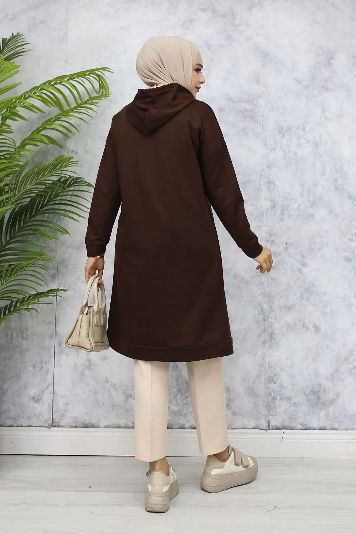 Hooded Long Tunic-detail
