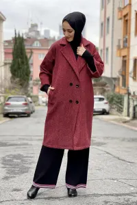 Kaşe Ceket Bordo