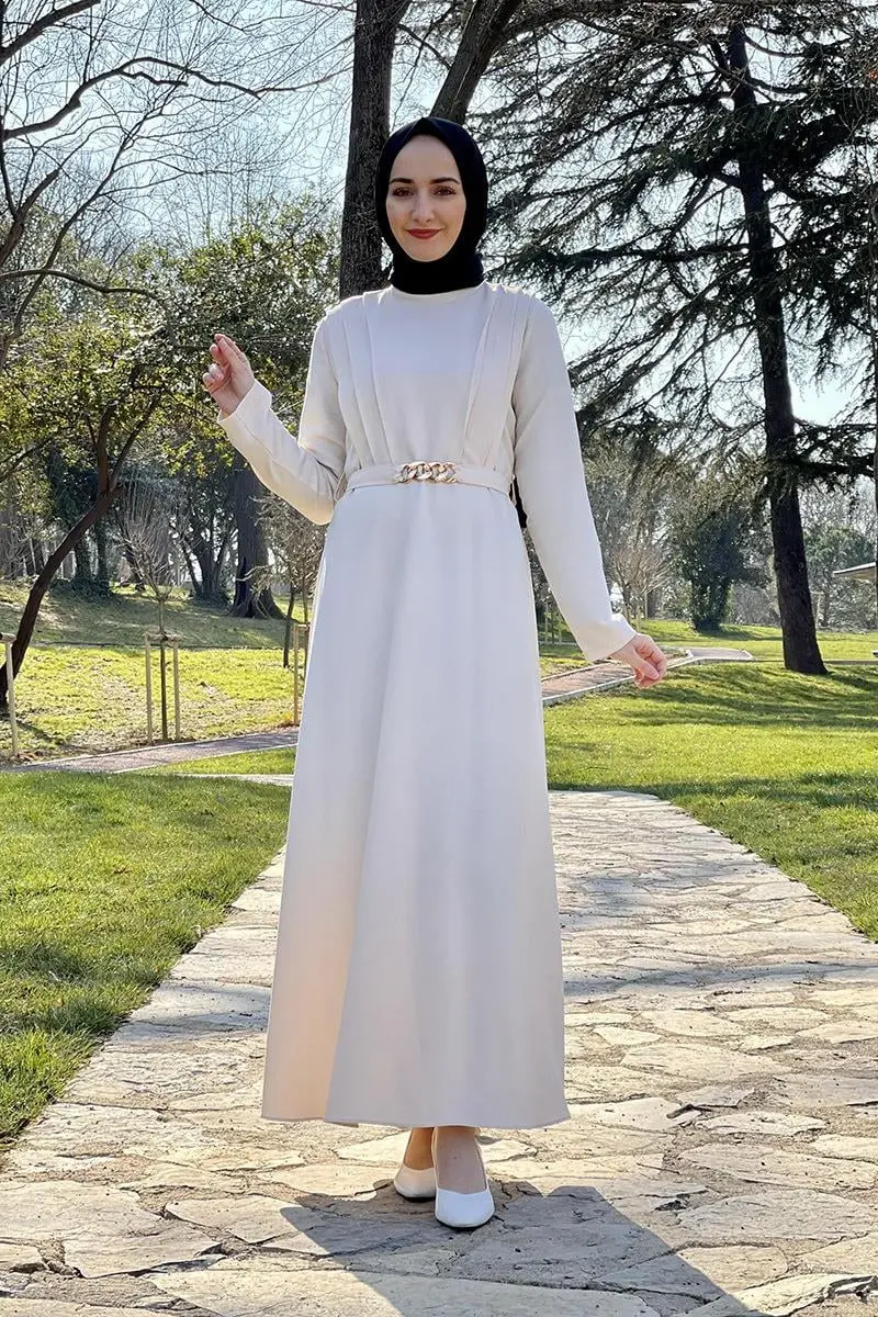 Belt Chain Dress-detail