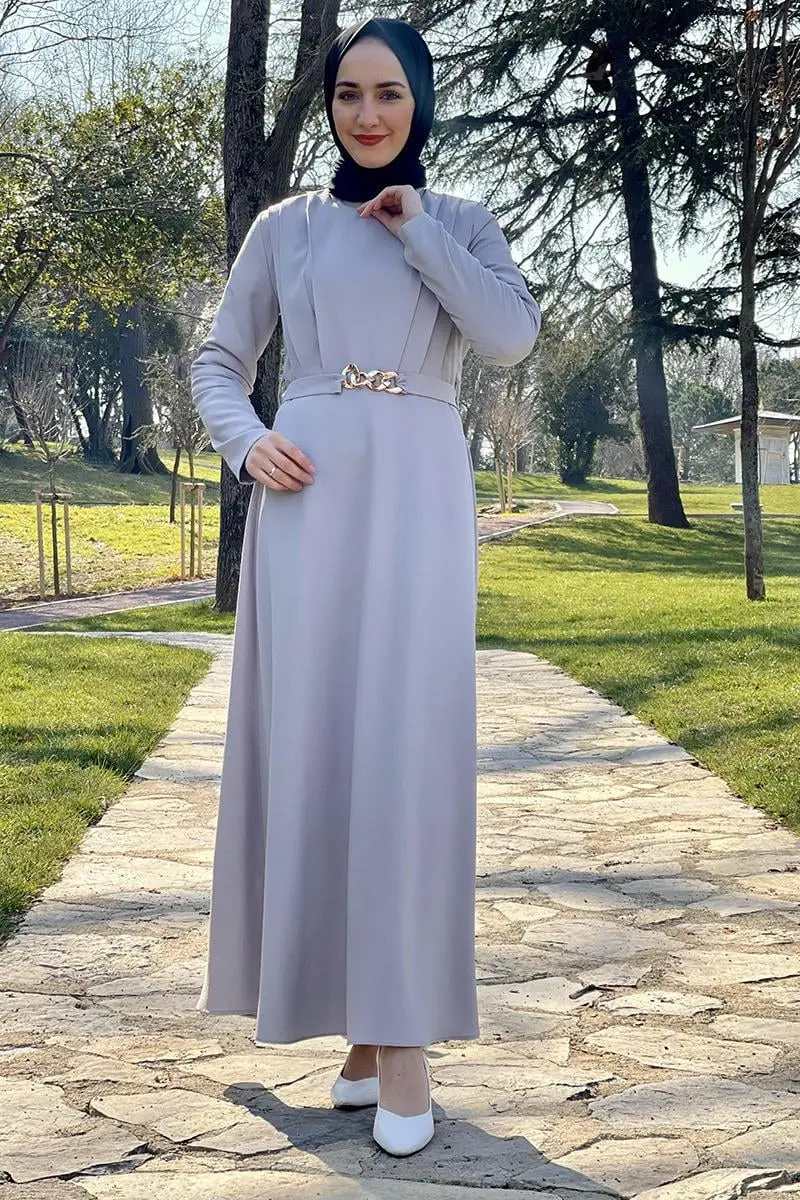 Belt Chain Dress-detail