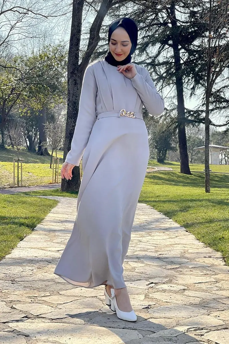 Belt Chain Dress-detail