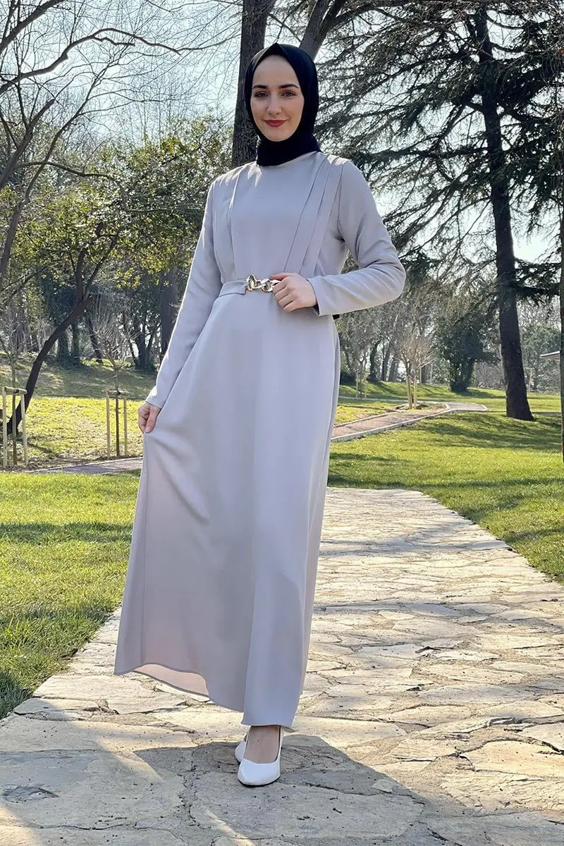 Belt Chain Dress-detail