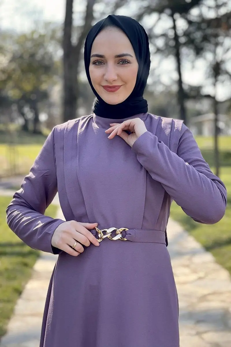 Belt Chain Dress-detail