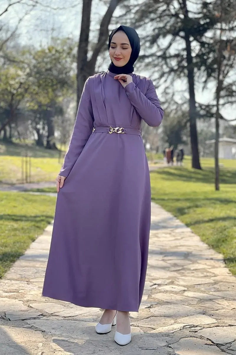 Belt Chain Dress-detail