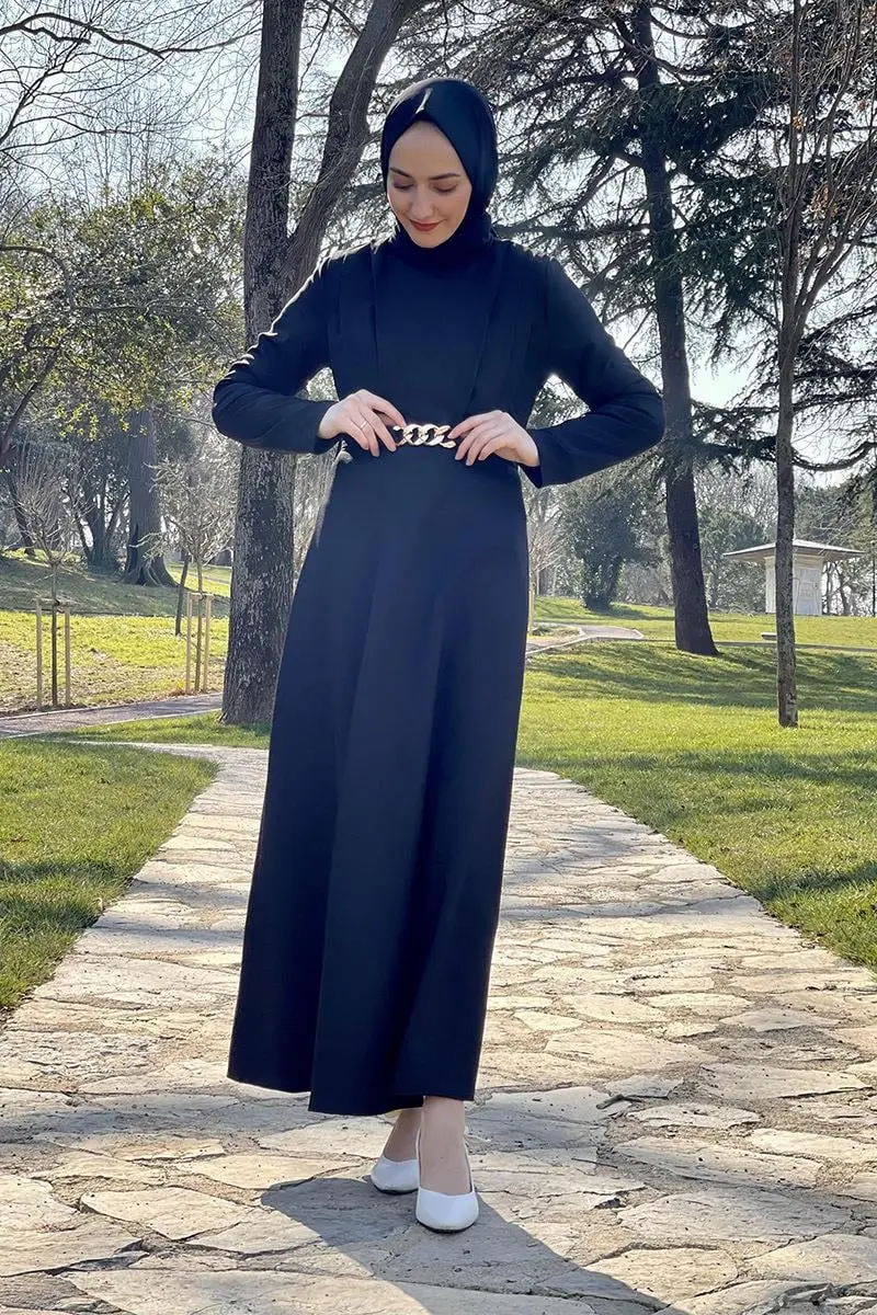 Belt Chain Dress-detail