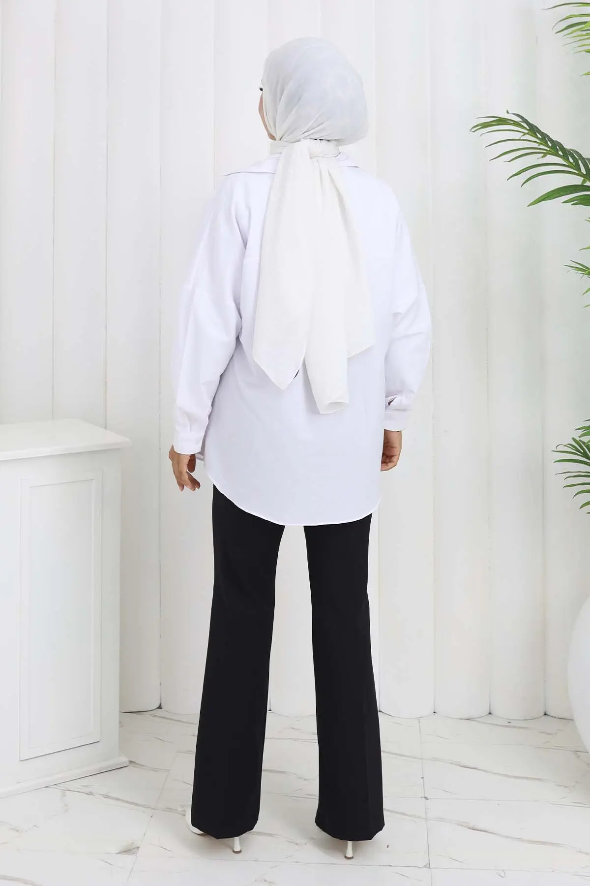 Kemerli Ispanyol Paça Pantolon-detail