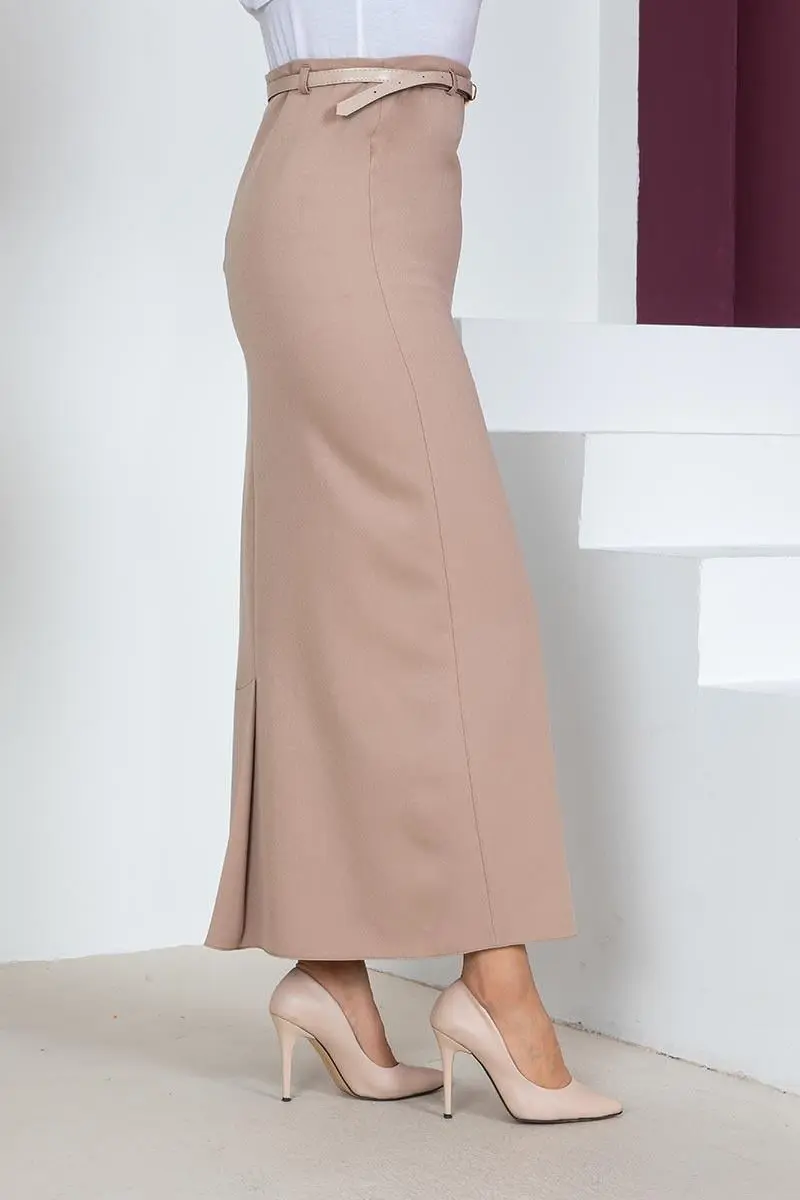 Kemerli Kalem Etek Vizon-detail