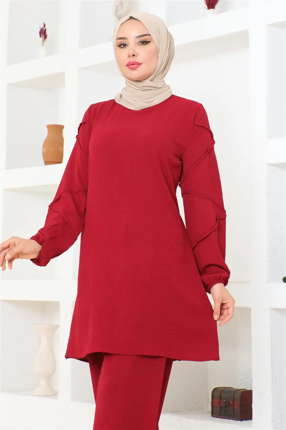 Kol Detaylı Aerobin Takım-detail