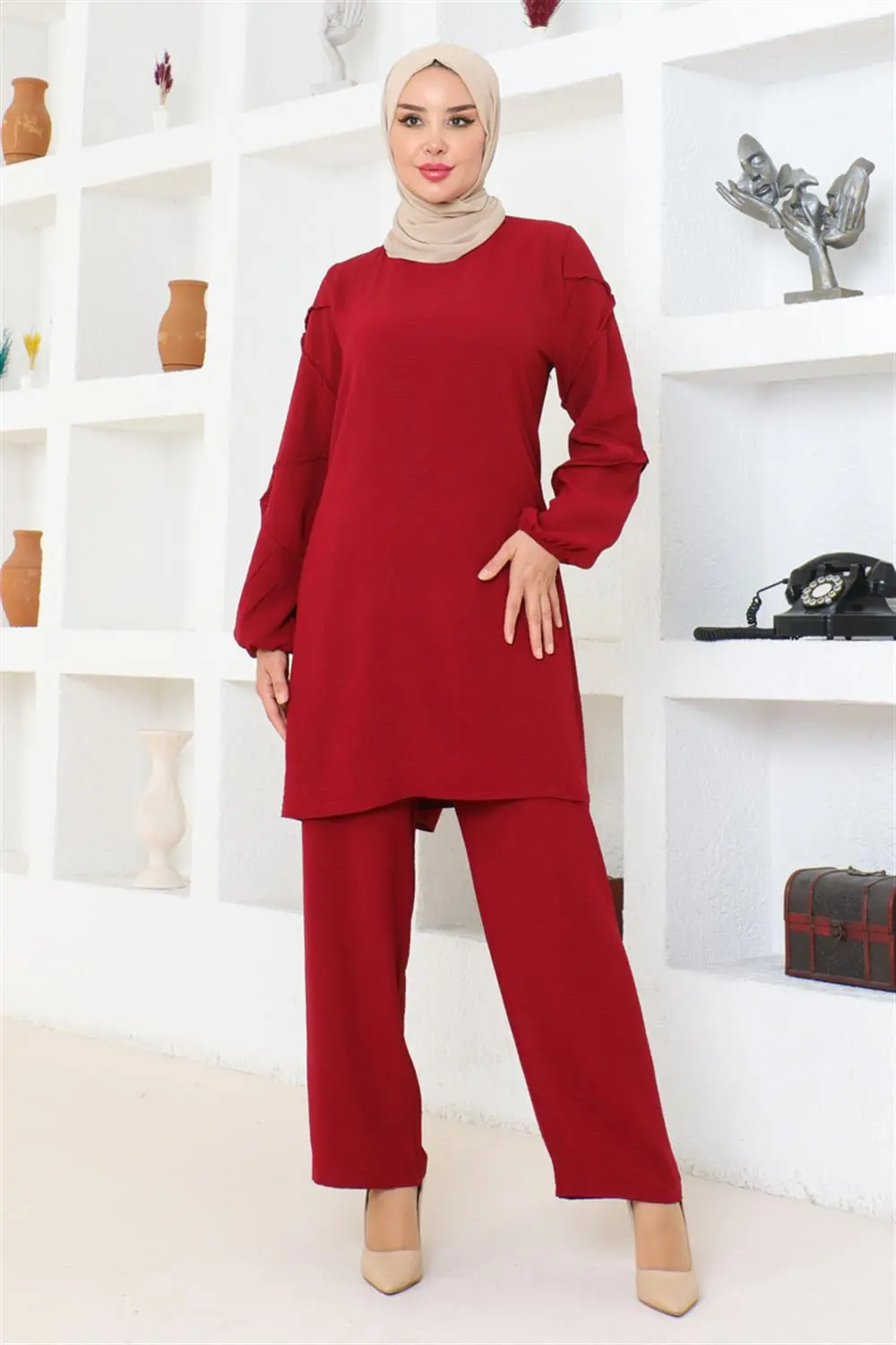 Kol Detaylı Aerobin Takım-detail