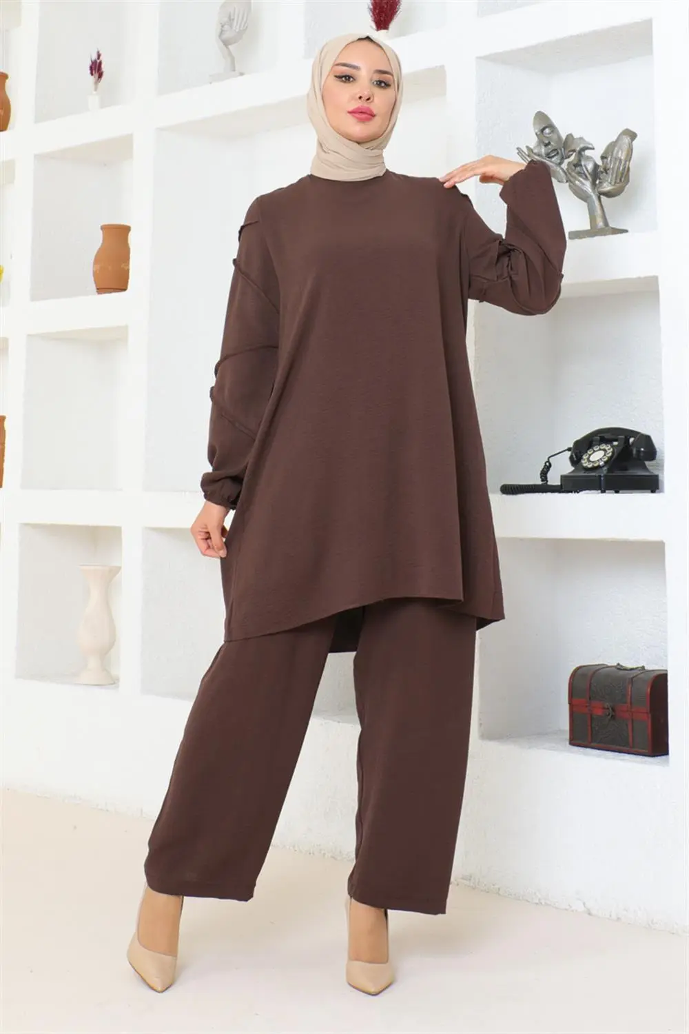 Kol Detaylı Aerobin Takım-detail