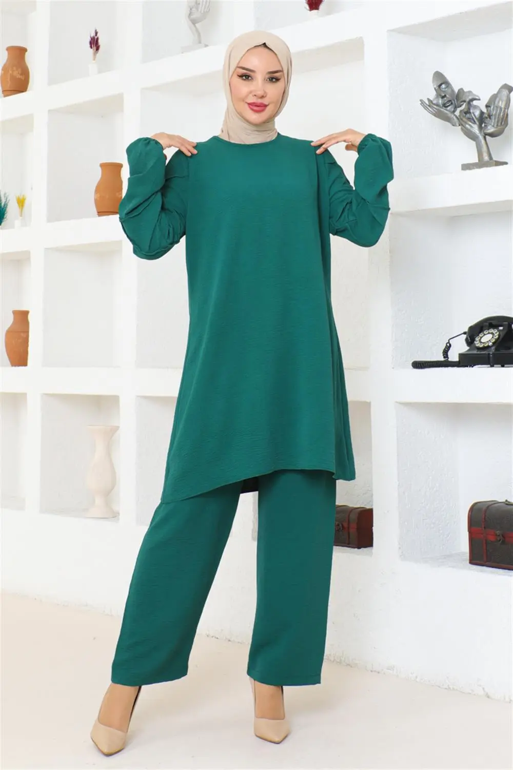 Kol Detaylı Aerobin Takım-detail