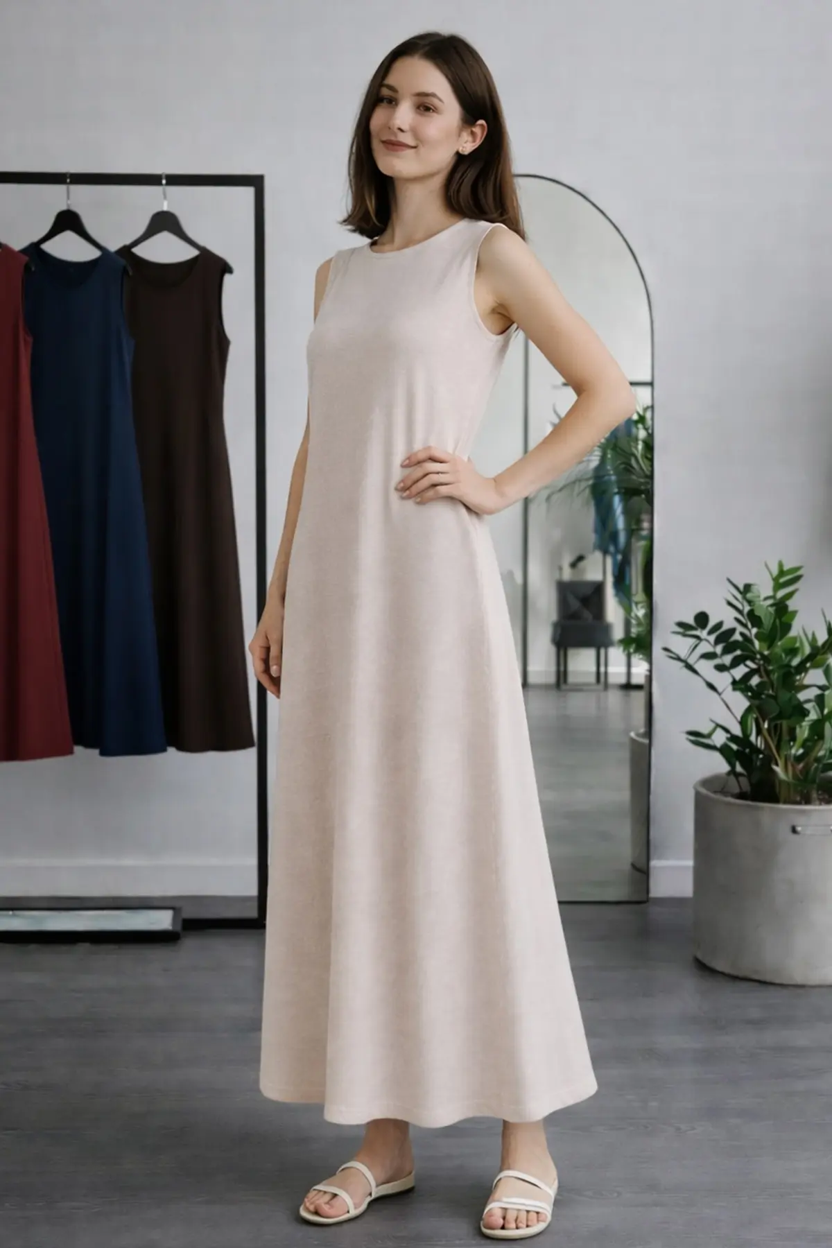 Kolsuz İçlik Elbise-detail