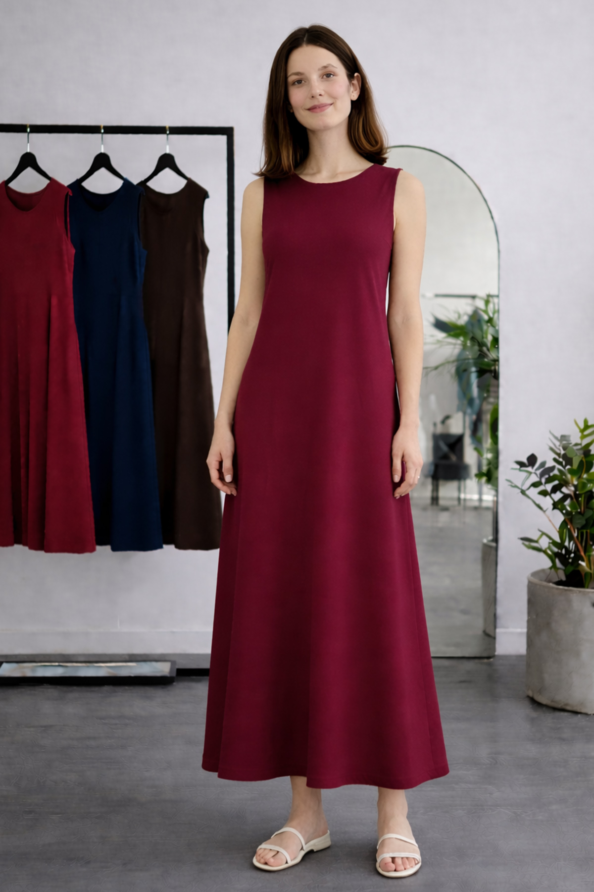 Sleeveless Undershirt Dress