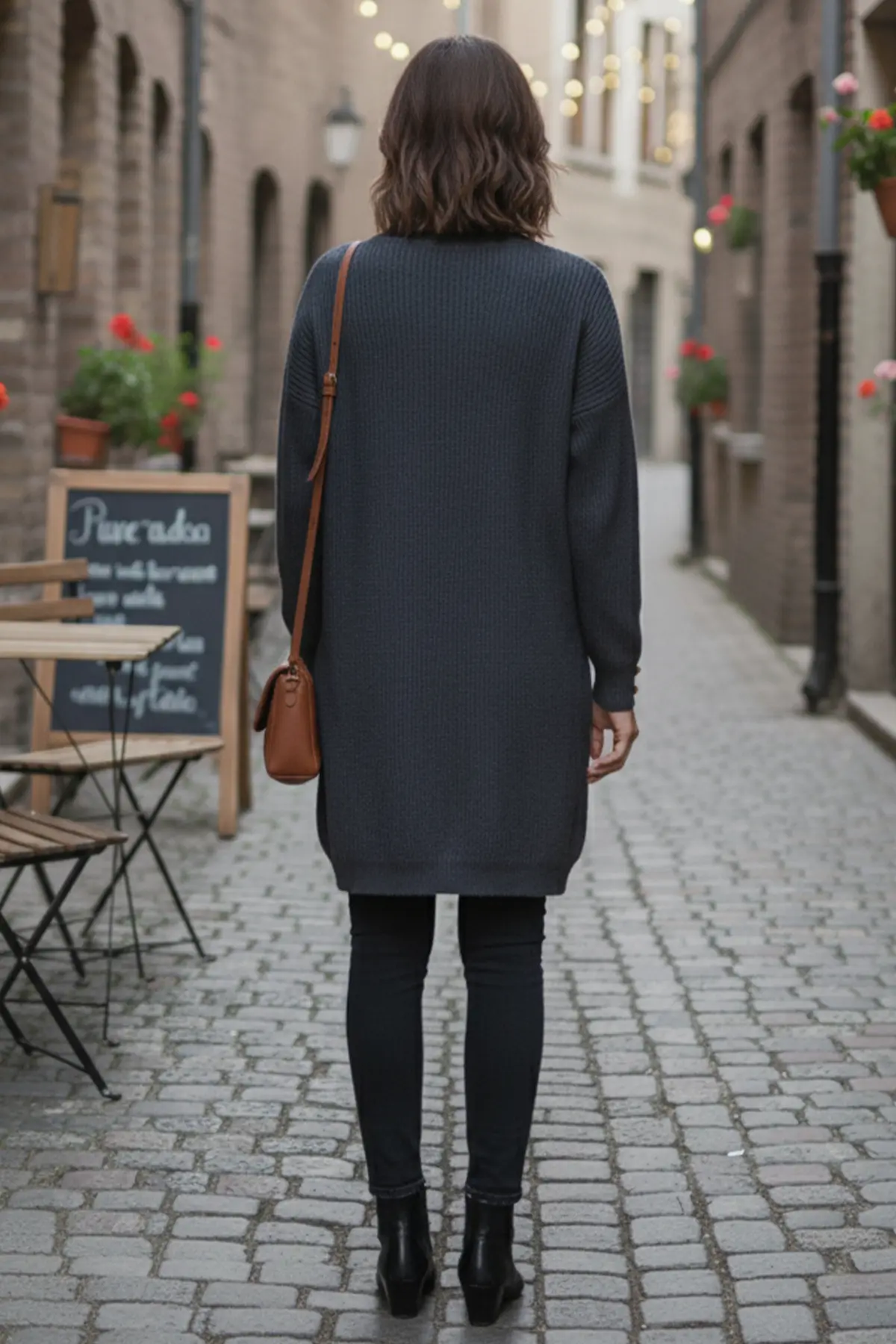 Kolu Düğmeli Triko Kazak-detail