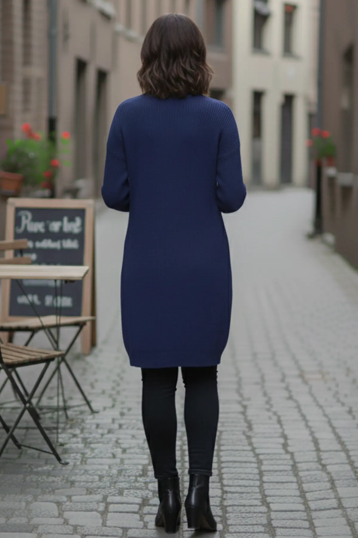 Kolu Düğmeli Triko Kazak-detail