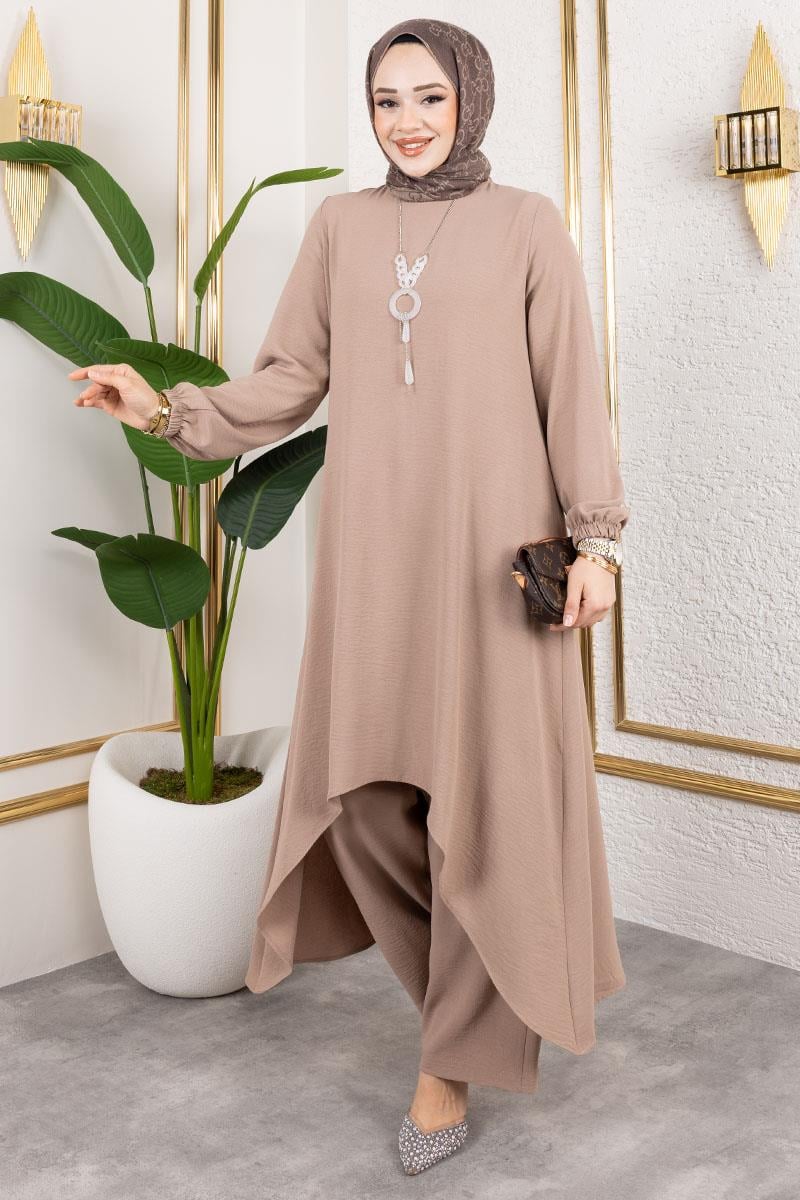 Kolyeli Asimetrik Takım Vizon