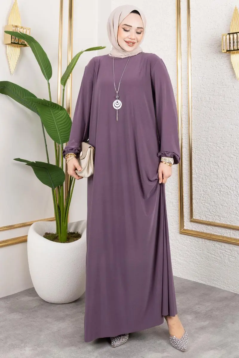 Sandy Dress With Necklace-detail