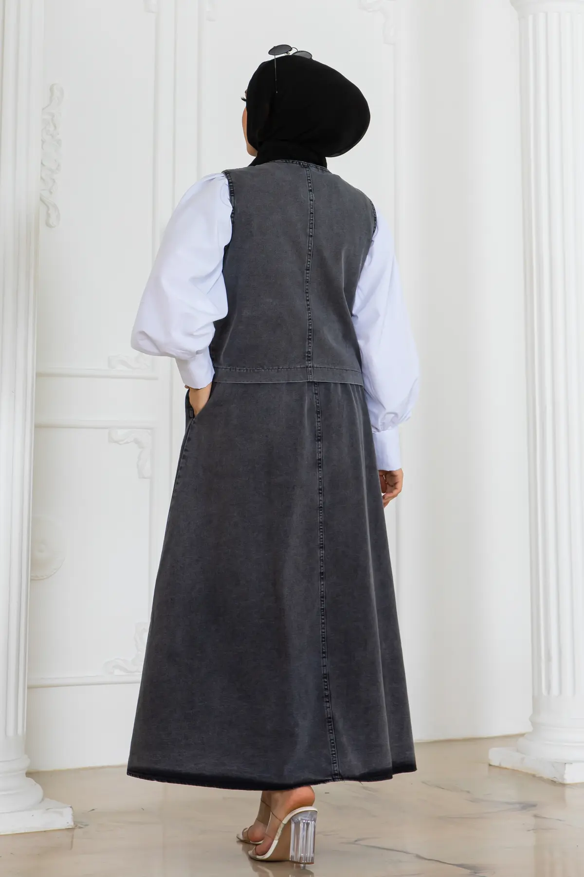 Kot Yelekli Etekli Takım-detail