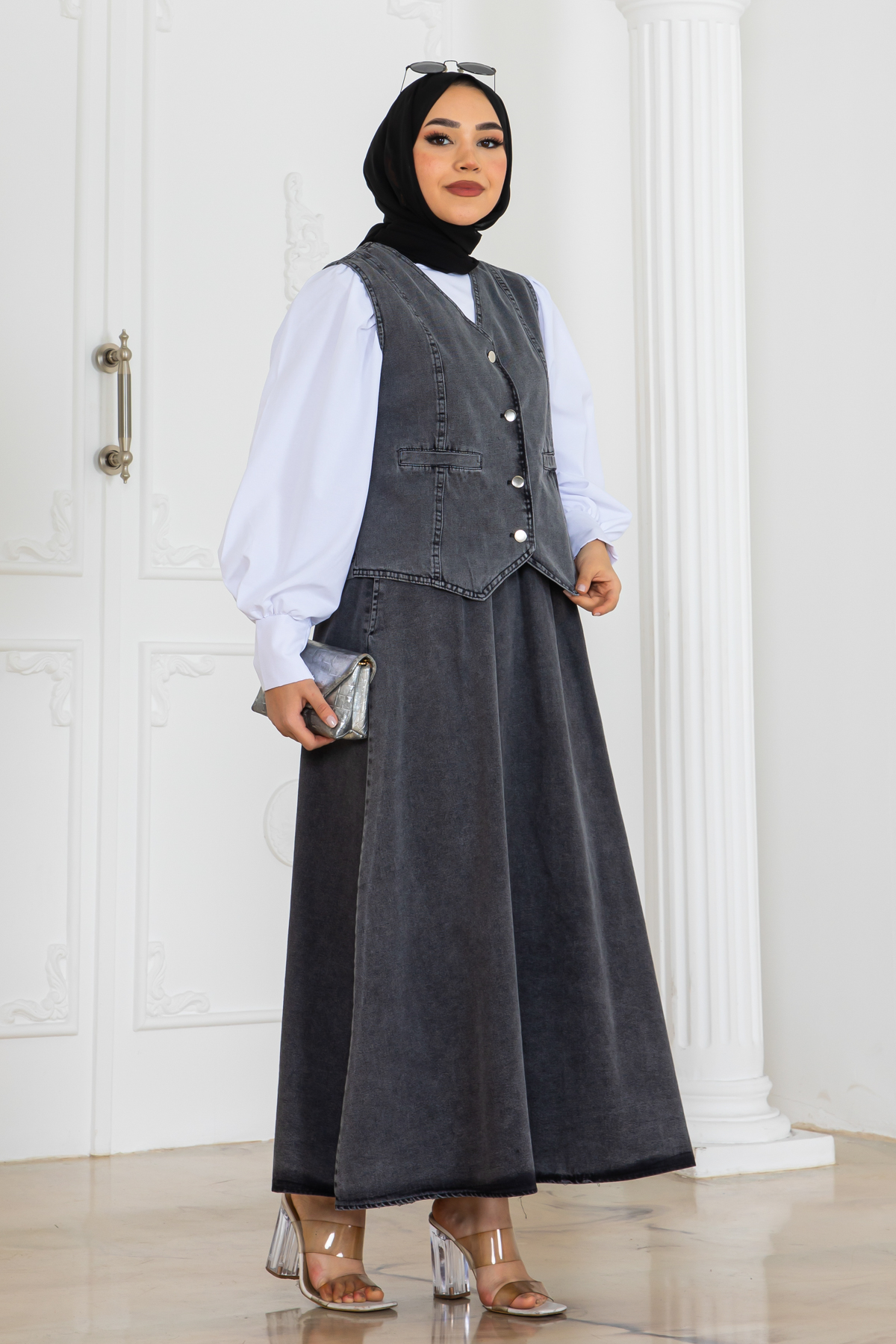 Kot Yelekli Etekli Takım