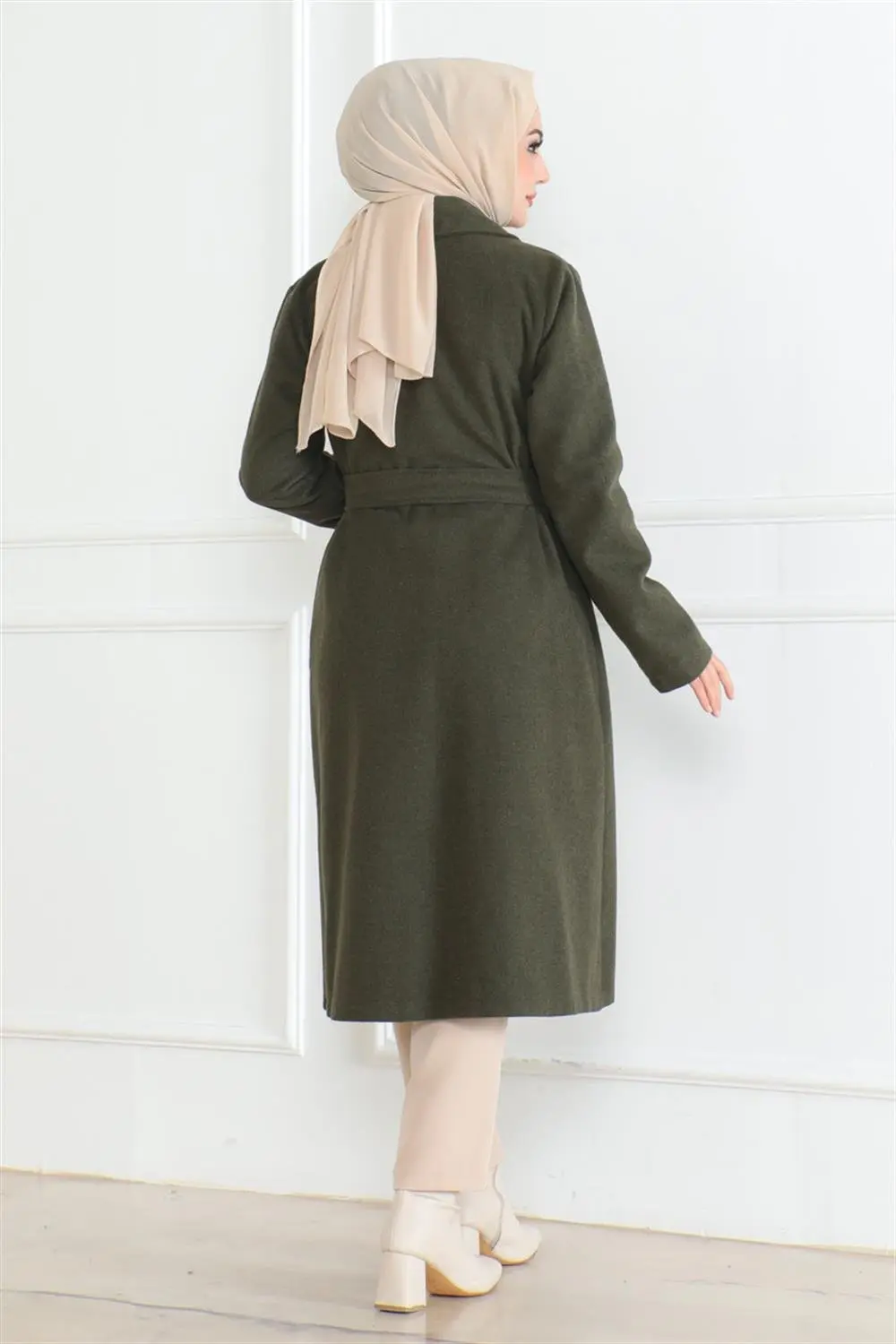 Kruvaze Kaşe Kaban-detail