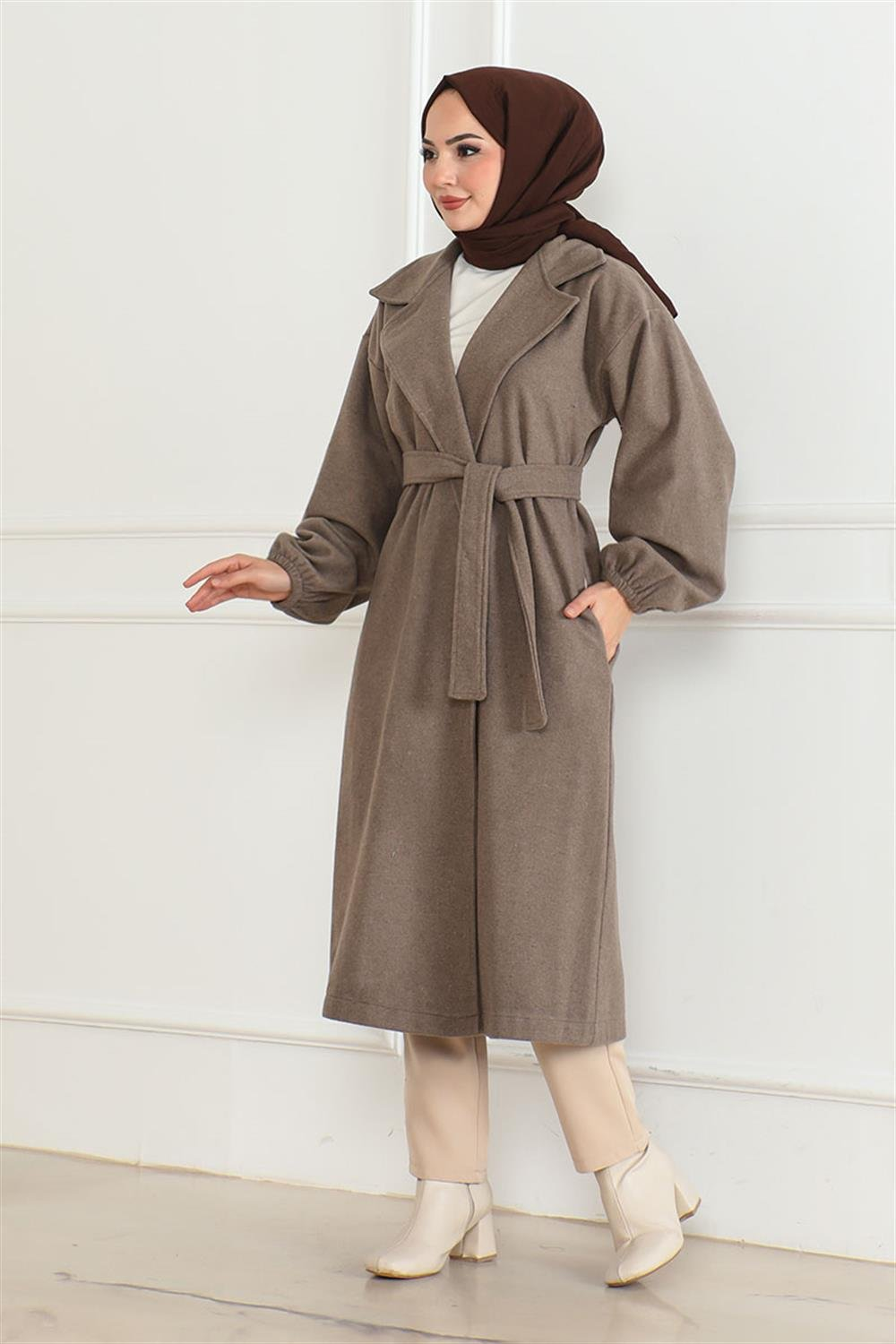 Double Breasted Collared Coat