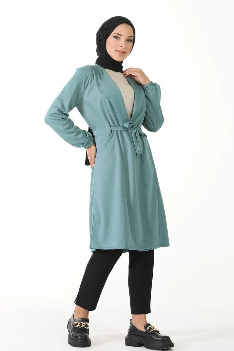 Kuşak Detaylı Kimono-detail